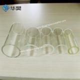 transparent different size glass tube pipe